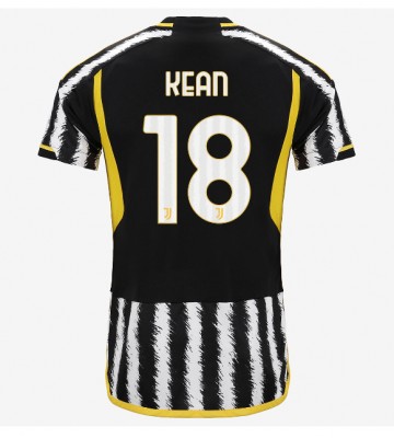 Juventus Moise Kean #18 Replika Hjemmebanetrøje 2023-24 Kortærmet
